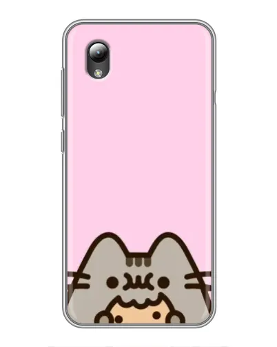 Чехол для ZTE Blade L8 с картинкой «Pusheen и печенье»