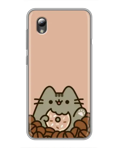 Чехол для ZTE Blade L8 с картинкой «Кофейный Пушин»