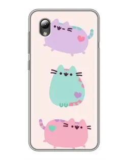 Чохол для ZTE Blade L8 з картинкою «Pusheen тріо» Чохол для ZTE Blade L8 з картинкою «Pusheen тріо»
