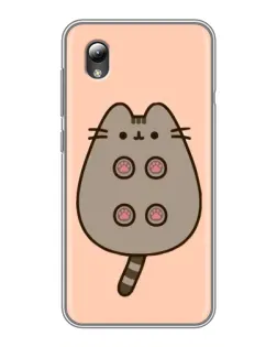 Чехол для ZTE Blade L8 с картинкой «Пушин пузиком кверху»