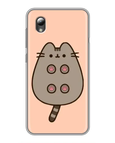 Чехол для ZTE Blade L8 с картинкой «Пушин пузиком кверху»
