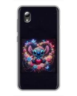 Чехол для ZTE Blade L8 с картинкой «Stitch в цветах» Чехол для ZTE Blade L8 с картинкой «Stitch в цветах»