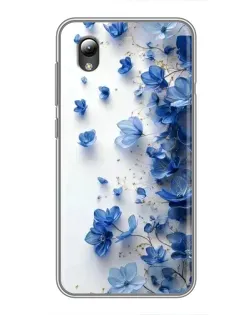 Чехол для ZTE Blade L8 с картинкой «Голубой цветочный каскад» Чехол для ZTE Blade L8 с картинкой «Голубой цветочный каскад»