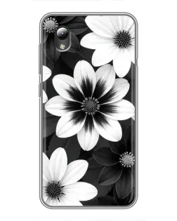 Чехол для ZTE Blade L8 с картинкой «Монохромные астры» Чехол для ZTE Blade L8 с картинкой «Монохромные астры»