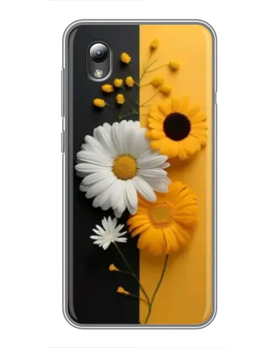 Чехол для ZTE Blade L8 с картинкой «Подсолнух и ромашка»