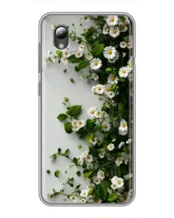Чехол для ZTE Blade L8 с картинкой «Ветка мелких белых цветов» Чехол для ZTE Blade L8 с картинкой «Ветка мелких белых цветов»