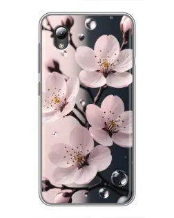 Чехол для ZTE Blade L8 с картинкой «Нежная сакура и капли» Чехол для ZTE Blade L8 с картинкой «Нежная сакура и капли»