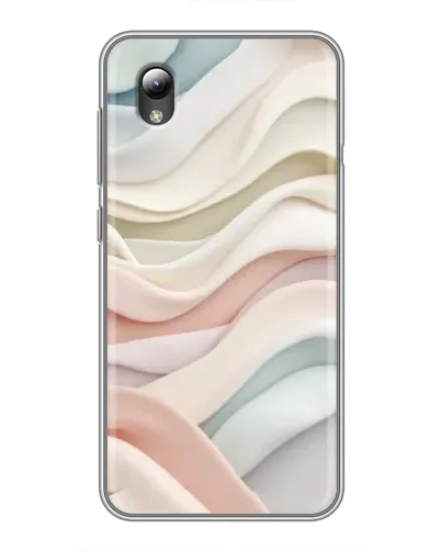 Чехол для ZTE Blade L8 с картинкой «Пастельные нежные волны»