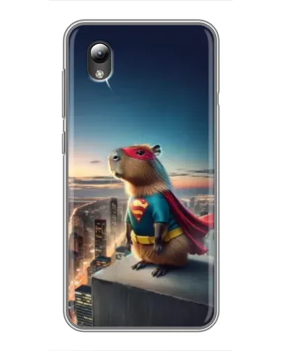 Чехол для ZTE Blade L8 с картинкой «Капи-мен супергерой»