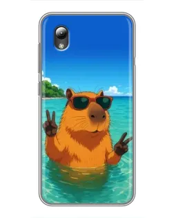 Чехол для ZTE Blade L8 с картинкой «Морская капибара» Чехол для ZTE Blade L8 с картинкой «Морская капибара»