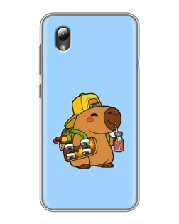 Чехол для ZTE Blade L8 с картинкой «Капибара на скейте» Чехол для ZTE Blade L8 с картинкой «Капибара на скейте»