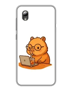 Чехол для ZTE Blade L8 с картинкой «Капибара с ноутбуком» Чехол для ZTE Blade L8 с картинкой «Капибара с ноутбуком»