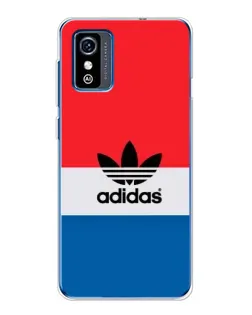 Чехол для ZTE Blade L9 с картинкой «Ретро блоки Adidas»
