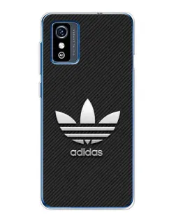 Чехол для ZTE Blade L9 с картинкой «Adidas Карбоновая текстура»