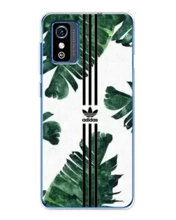 Чехол для ZTE Blade L9 с картинкой «Пальмовые листья адидас»