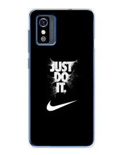 Чехол для ZTE Blade L9 с картинкой «Текстовый принт Nike»