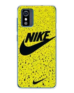 Чехол для ZTE Blade L9 с картинкой «Желтый текстурный Nike»