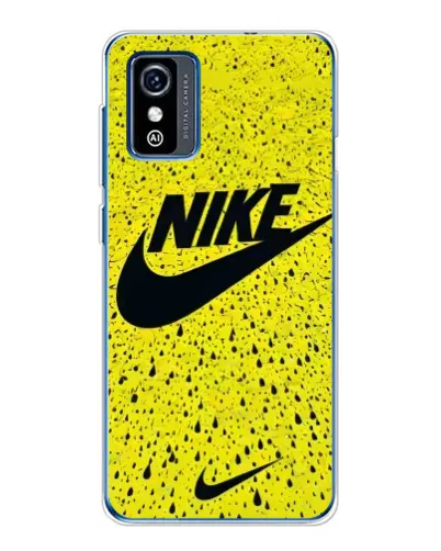 Чехол для ZTE Blade L9 с картинкой «Желтый текстурный Nike»