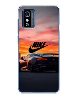 Чехол для ZTE Blade L9 с картинкой «Nike и суперкар»