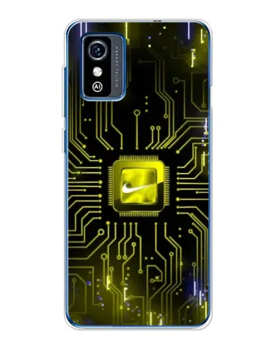 Чехол для ZTE Blade L9 с картинкой «Nike — золотая искра»