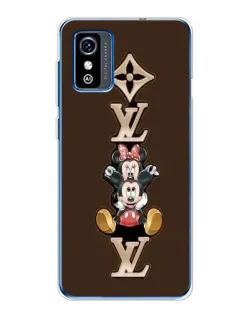 Чехол для ZTE Blade L9 с картинкой «LV и Микки Маус»
