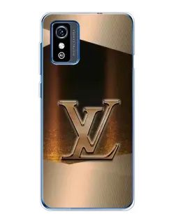 Чехол для ZTE Blade L9 с картинкой «LV — золотое сияние»