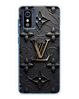 Чехол для ZTE Blade L9 с картинкой «Кожаная текстура LV»
