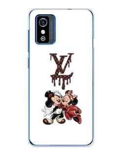 Чехол для ZTE Blade L9 с картинкой «LV и Микки Маус»
