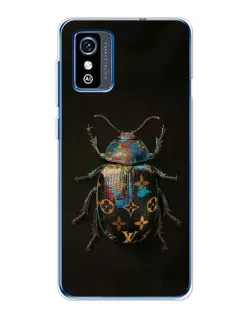 Чехол для ZTE Blade L9 с картинкой «LV — мраморный принт»