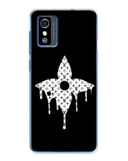 Чехол для ZTE Blade L9 с картинкой «Цветочная монограмма»