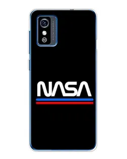 Чехол для ZTE Blade L9 с картинкой «NASA — классика Red Blue» Чехол для ZTE Blade L9 с картинкой «NASA — классика Red Blue»