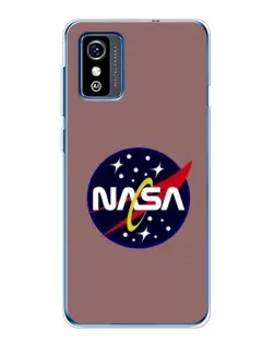 Чехол для ZTE Blade L9 с картинкой «NASA — ретро космос»