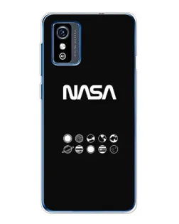 Чехол для ZTE Blade L9 с картинкой «NASA — технический принт»