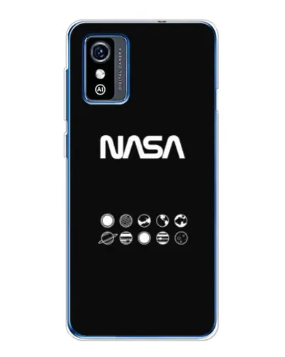 Чехол для ZTE Blade L9 с картинкой «NASA — технический принт»