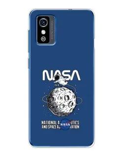 Чехол для ZTE Blade L9 с картинкой «NASA — лунная миссия»
