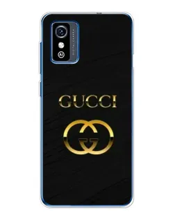Чехол для ZTE Blade L9 с картинкой «Золотой логотип Gucci»