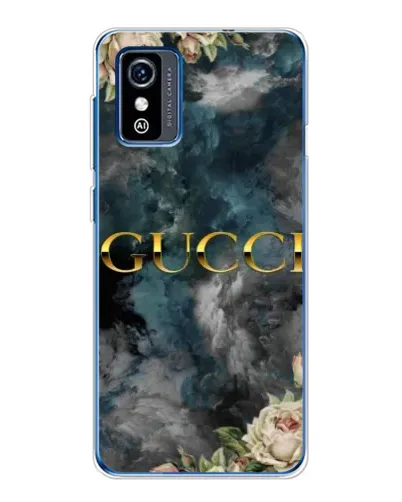 Чехол для ZTE Blade L9 с картинкой «Абстрактные цветы Gucci»