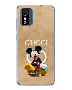 Чехол для ZTE Blade L9 с картинкой «Микки Маус Gucci — крафт»