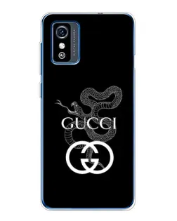 Чехол для ZTE Blade L9 с картинкой «Gucci — серебряная змея»