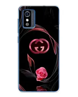 Чехол для ZTE Blade L9 с картинкой «Gucci — неоновая роза»