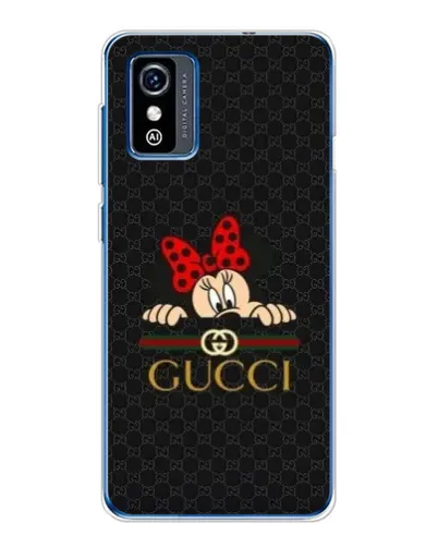Чехол для ZTE Blade L9 с картинкой «Минни Маус Gucci — черный»