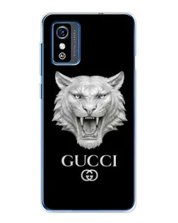 Чохол для ZTE Blade L9 з картинкою «Gucci — срібний лев»