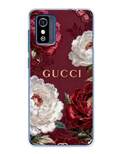 Чохол для ZTE Blade L9 з картинкою «Gucci — бордові троянди»