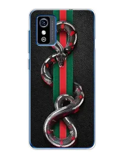 Чохол для ZTE Blade L9 з картинкою «Gucci — змія на смузі»