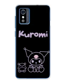 Чохол для ZTE Blade L9 з картинкою «Kuromi — чорний мінімалізм»