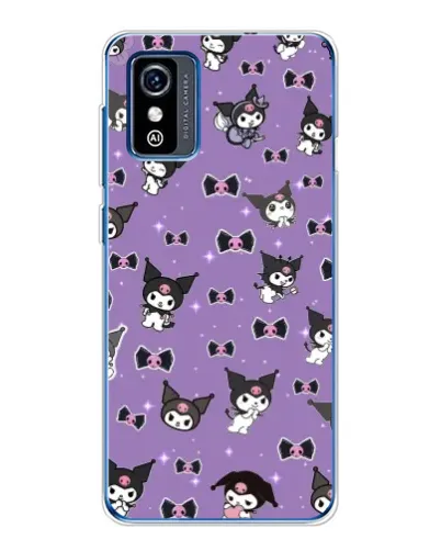 Чехол для ZTE Blade L9 с картинкой «Kuromi — паттерн»
