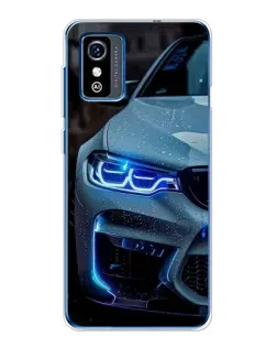 Чохол для ZTE Blade L9 з картинкою «Погляд BMW з синіми фарами» Чохол для ZTE Blade L9 з картинкою «Погляд BMW з синіми фарами»