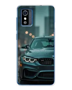 Чехол для ZTE Blade L9 с картинкой «BMW в огнях города»