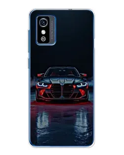 Чехол для ZTE Blade L9 с картинкой «BMW на мокрой дороге»