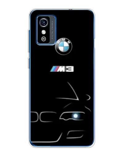 Чехол для ZTE Blade L9 с картинкой «Минималистичный принт BMW M3»